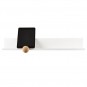 STRAIGHTS iPad shelf in Glacier White